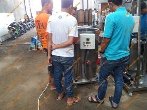 Cara Kerja Mesin Penghangat Santan VCO