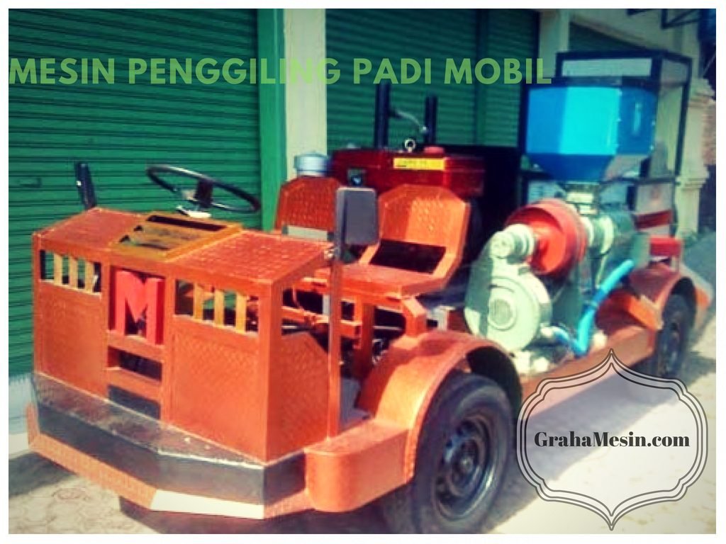 MESIN PENGGILING PADI MOBIL