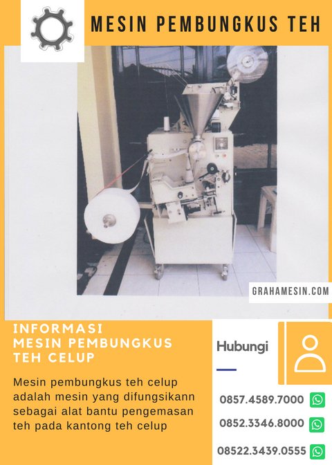 mesin pembungkus teh celup