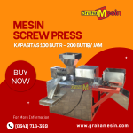 Mesin Screw Press Pemeras Rempah